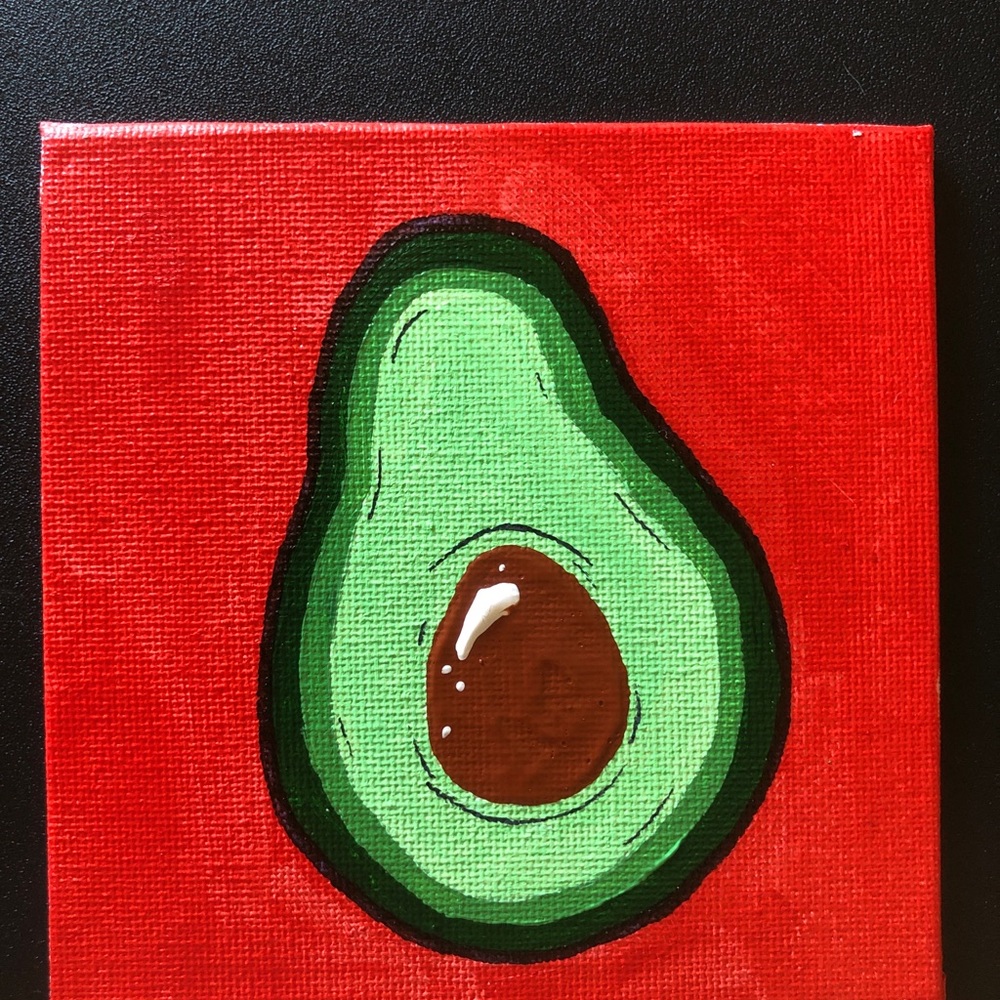 Palm sized painting